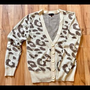 Anima print cardigan